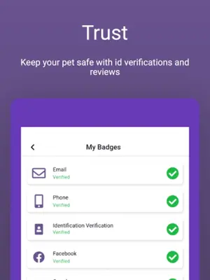 PetBacker android App screenshot 1